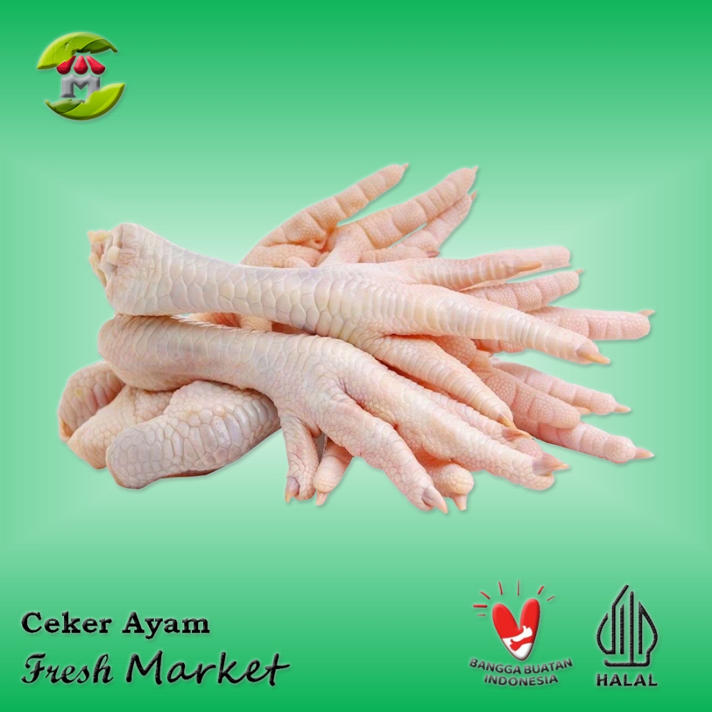 

[JAKPUS] Ceker Ayam Putih Pack 950gr - 1kg
