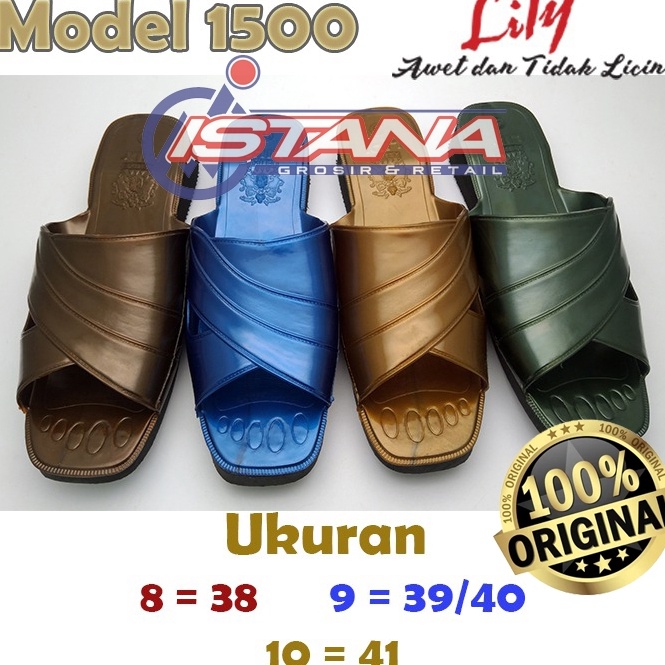 KODE J93X SANDAL LILY PRIA 15 SANDAL LILI SLOP SANDAL JADUL SANDAL LILI MURAH SANDAL LILY ORIGINAL