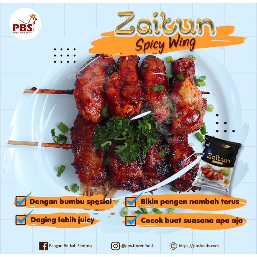 

zaitun spicy wing 500gr