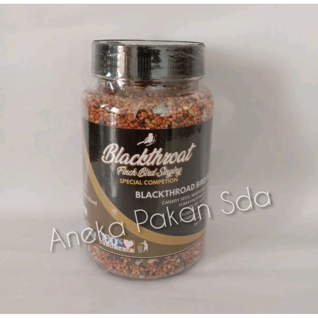 Pakan burung blackthroat 200gram pakan-makanan blackthroat Murah