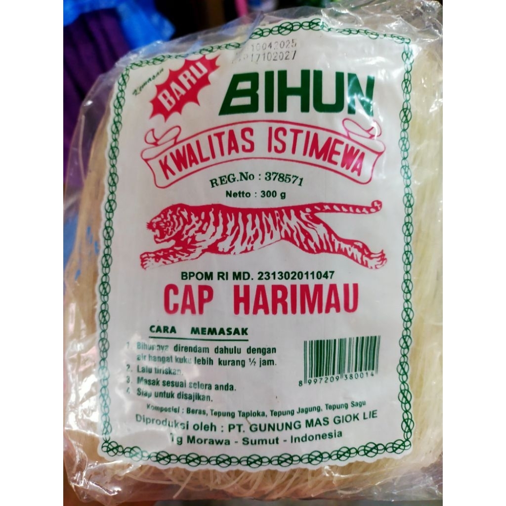 

Bihun Cap Harimau