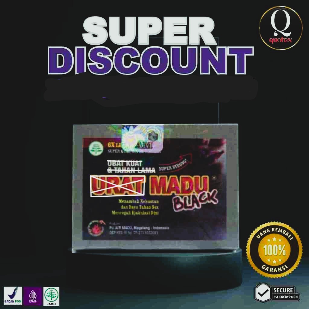 

[URAT] [MADU] [RASA] [BLACK] HONEY Dengan Madu Asli Dan Murni Madu Hutan