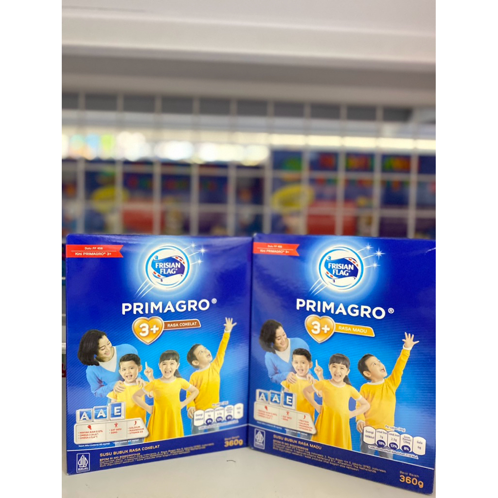 

Frisian Flag Primagro 3+ 360 gr all variant.