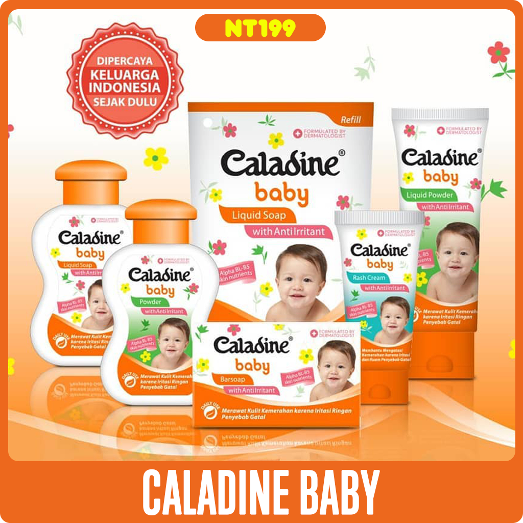 Caladine Baby – Sabun Mandi, Bedak, Krim Ruam Popok & Lotion Bayi