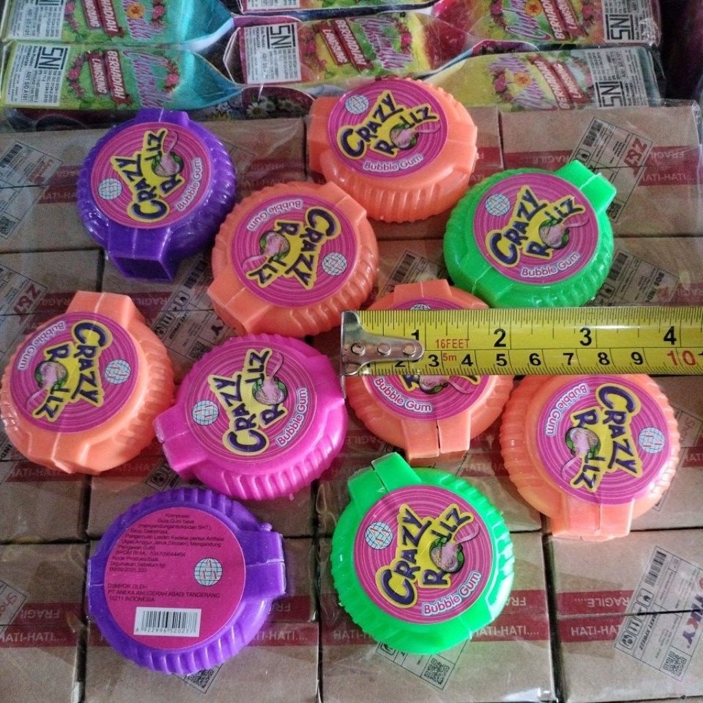

Crazy Rollz Bubble Gum Mix 10 pcs