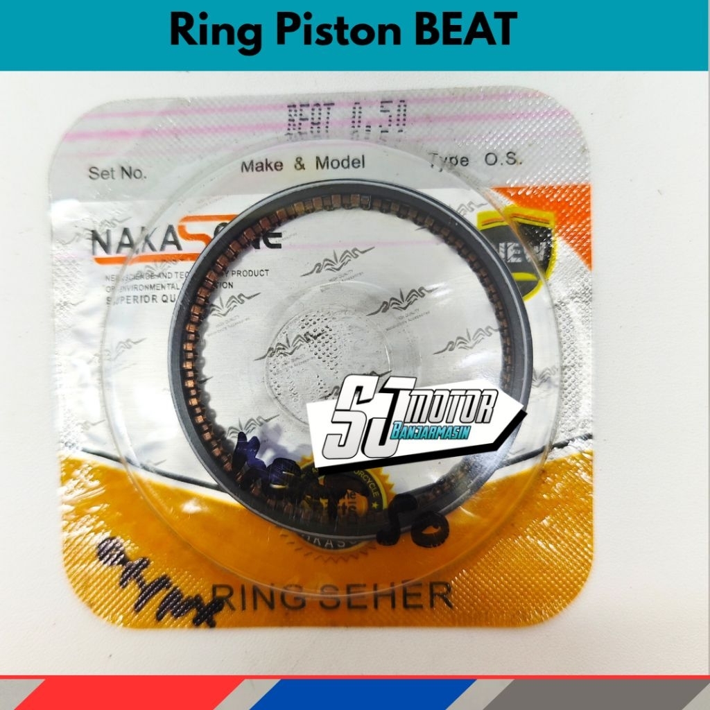 Ring Piston Seher Sehar NAKASONE Beat Karbu Scoopy Karbu Spacy Karbu