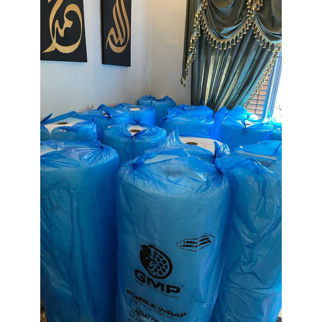 

BUBBLE WRAP GMP BERAT TEBAL 3 KG 125CM X 50