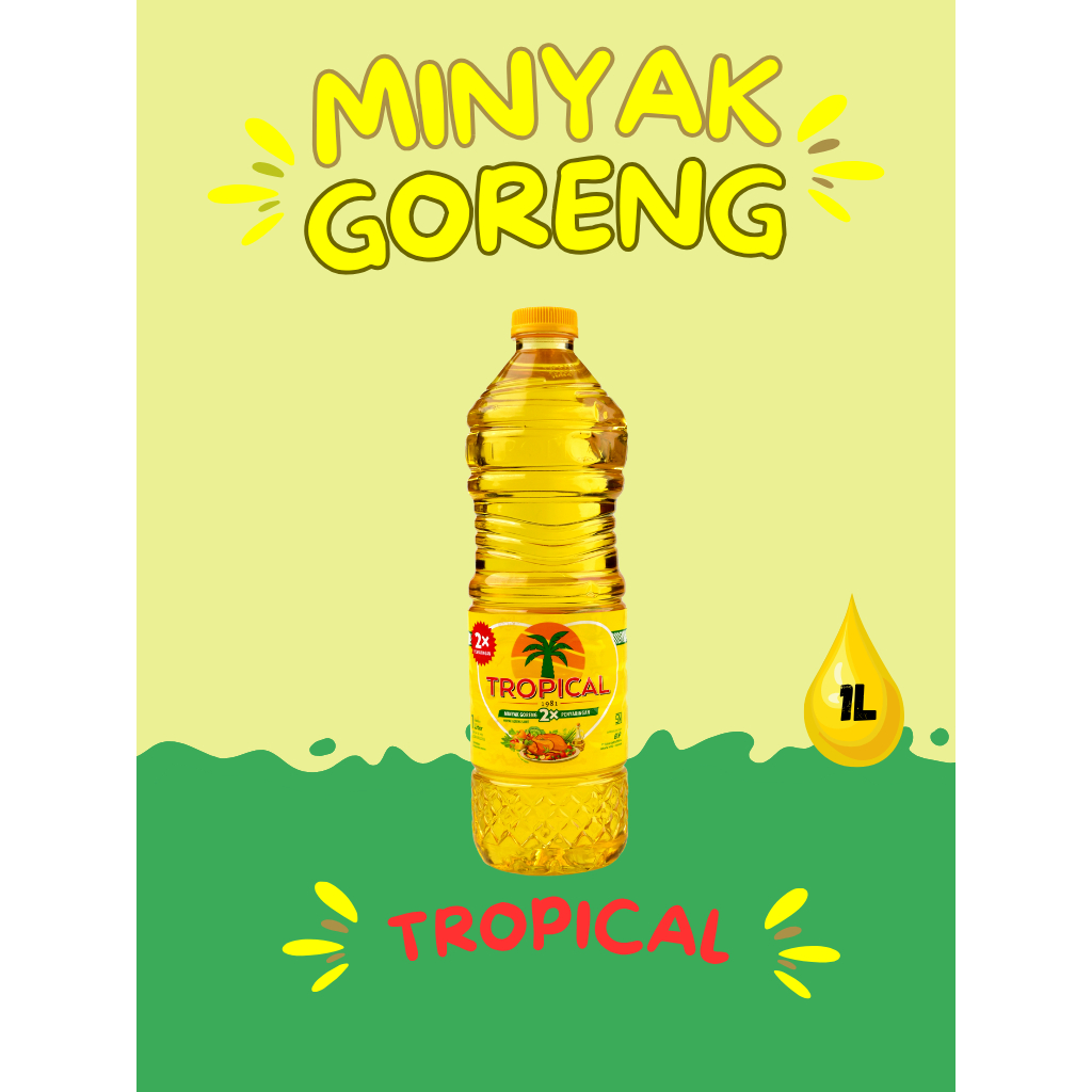 

GIMMICK - Minyak Goreng tropical 1 Liter / Minyak Goreng 1 Liter