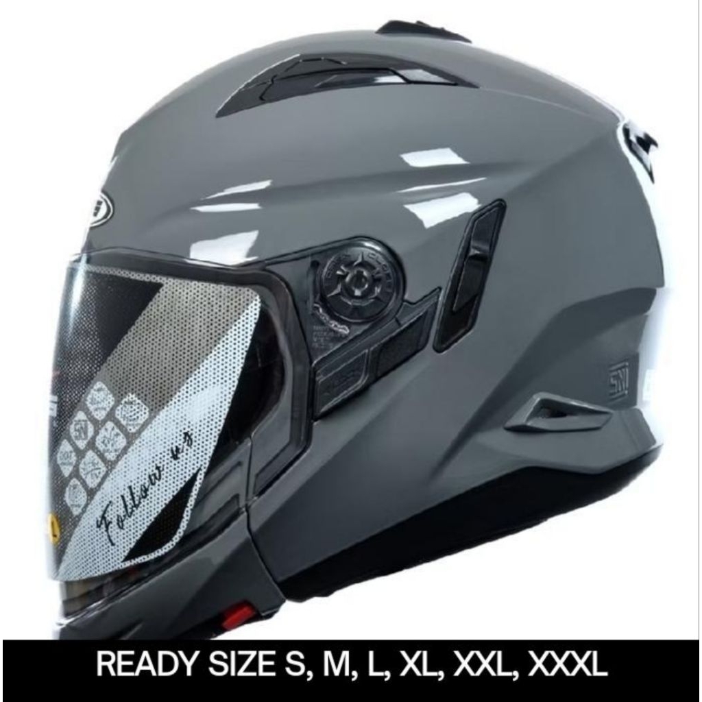 HELM ZEUS 613C GREY RETRO SPORTY HALFACE CROSSOVER TOURING ADVENTURE