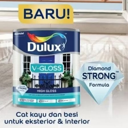 Cat kayu besi dulux asli 1kg