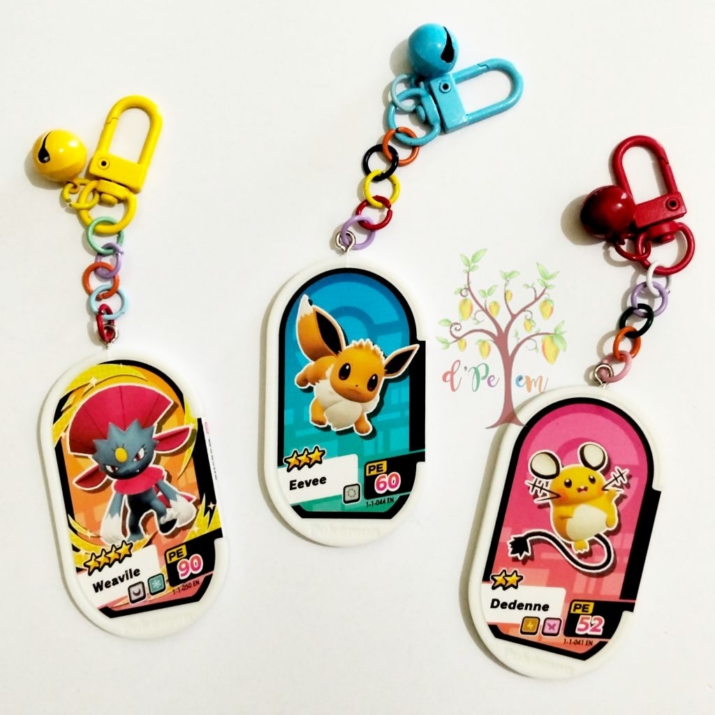 Gantungan Kunci POKEMON MEZASTAR - Gantungan Kunci POKEMON MEZATAG - Keychain POKEMON MEZASTAR