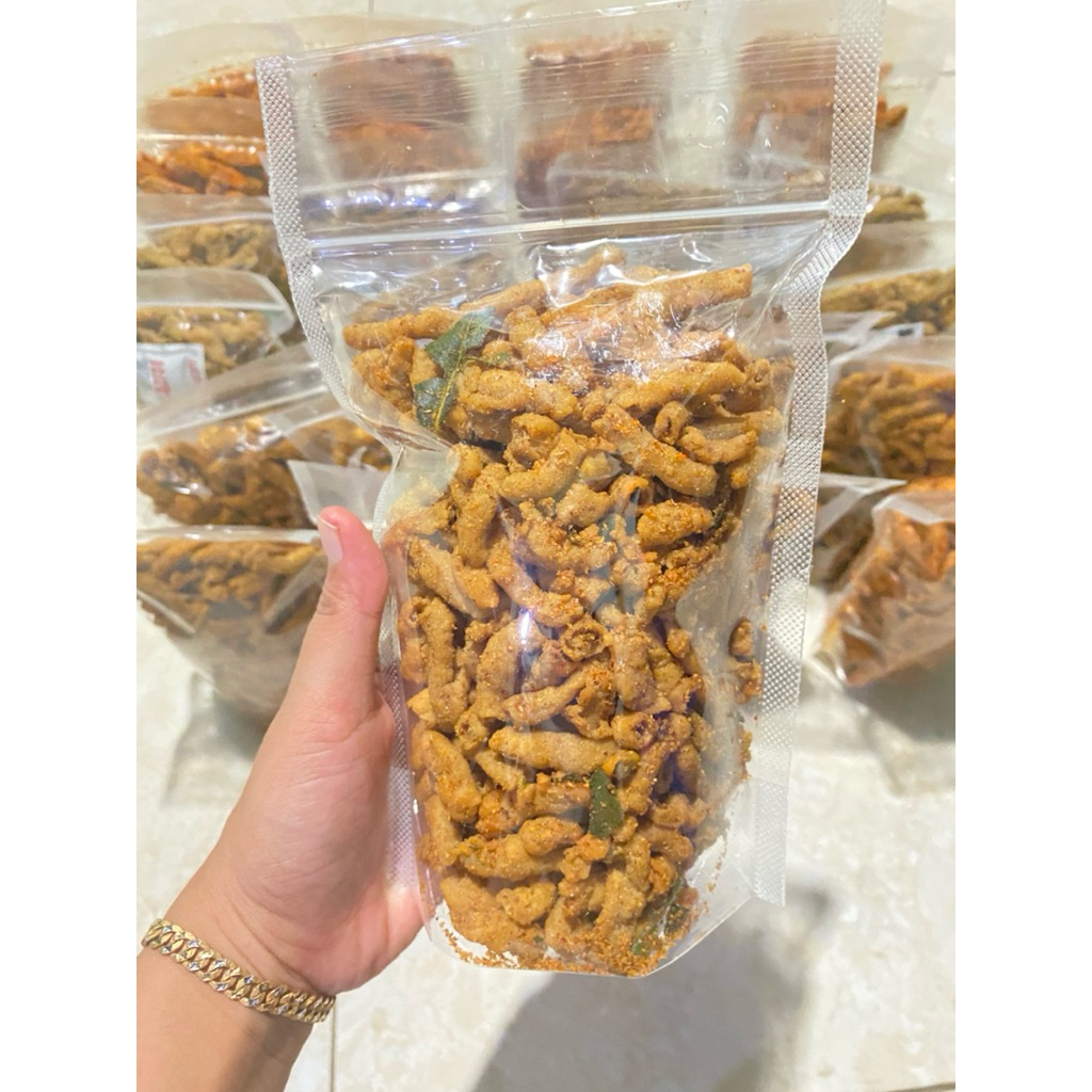 

KERIPIK USUS CRISPY PEDAS 250gram