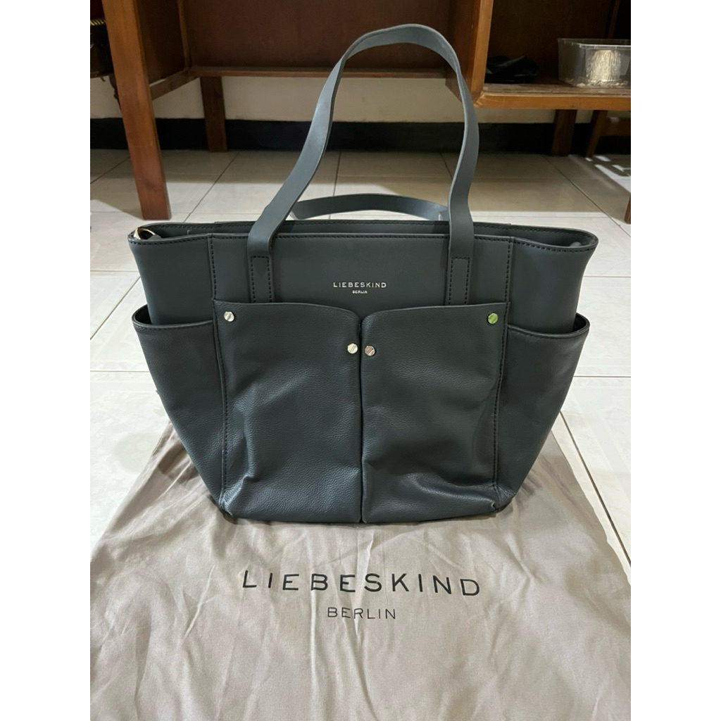 Preloved Liebeskind Berlin Duo Shopper M Light Urban Blue