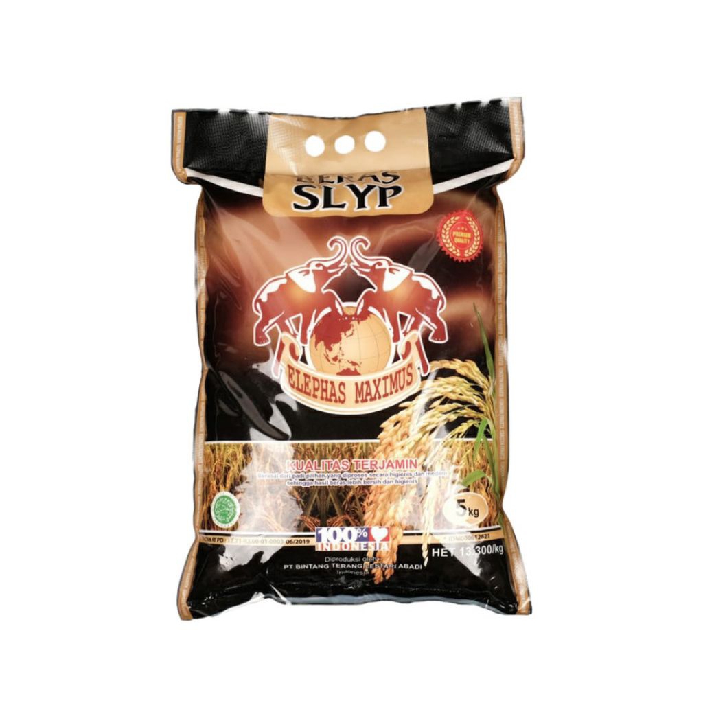 

Beras Elephas Maximus Slyp 5 kg
