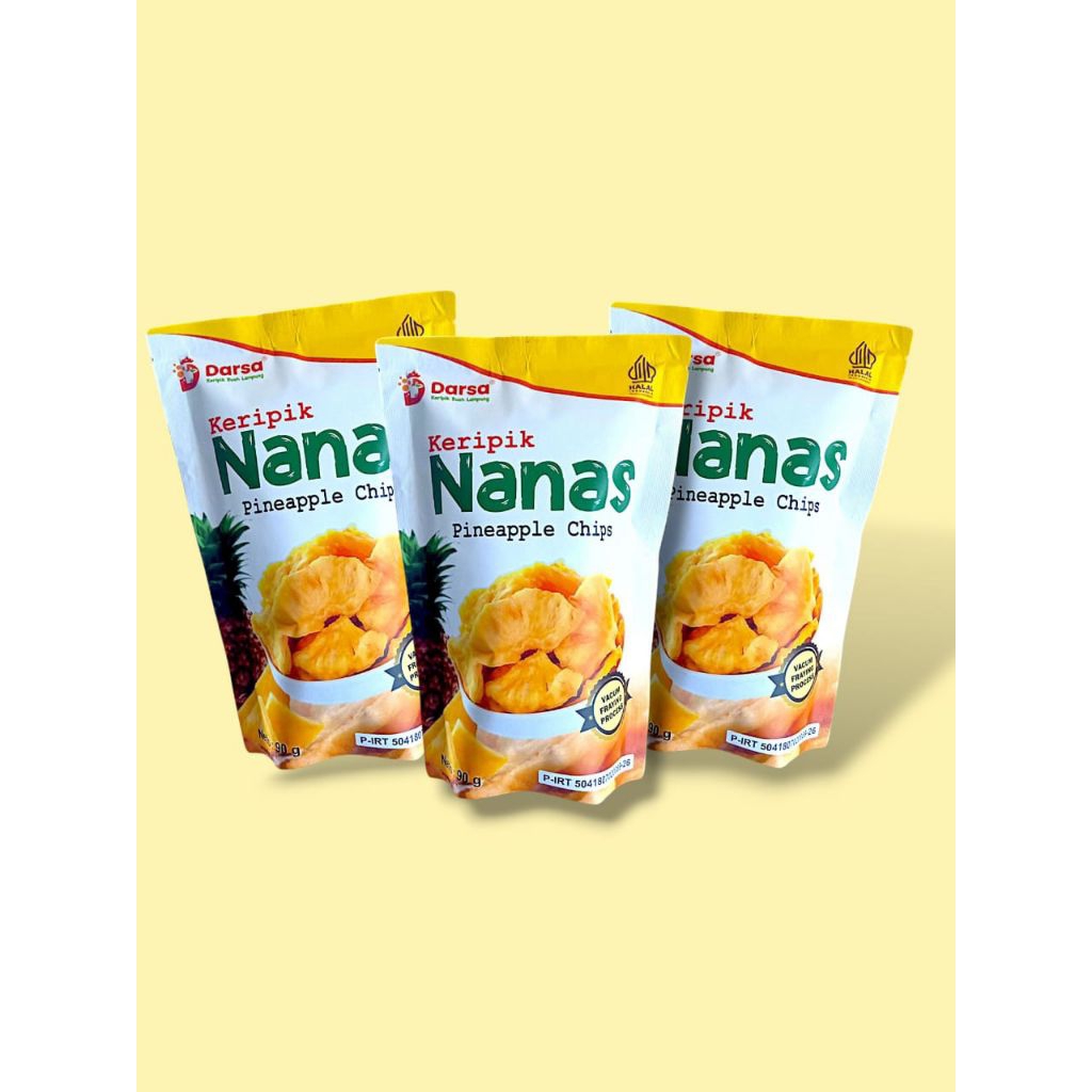 

keripik nanas/keripik buah/keripik khas Lampung/keripik darsa/darsa