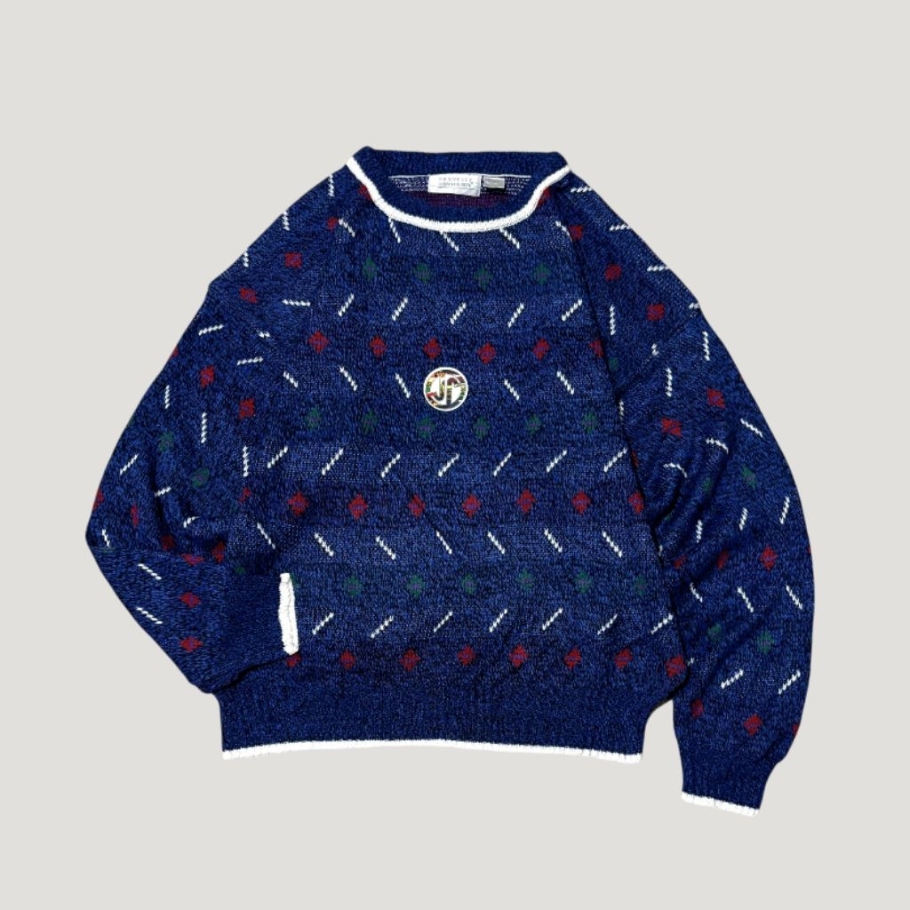 HENNESSY by VAN HAUSEN Modern Pattern Knit Sweater