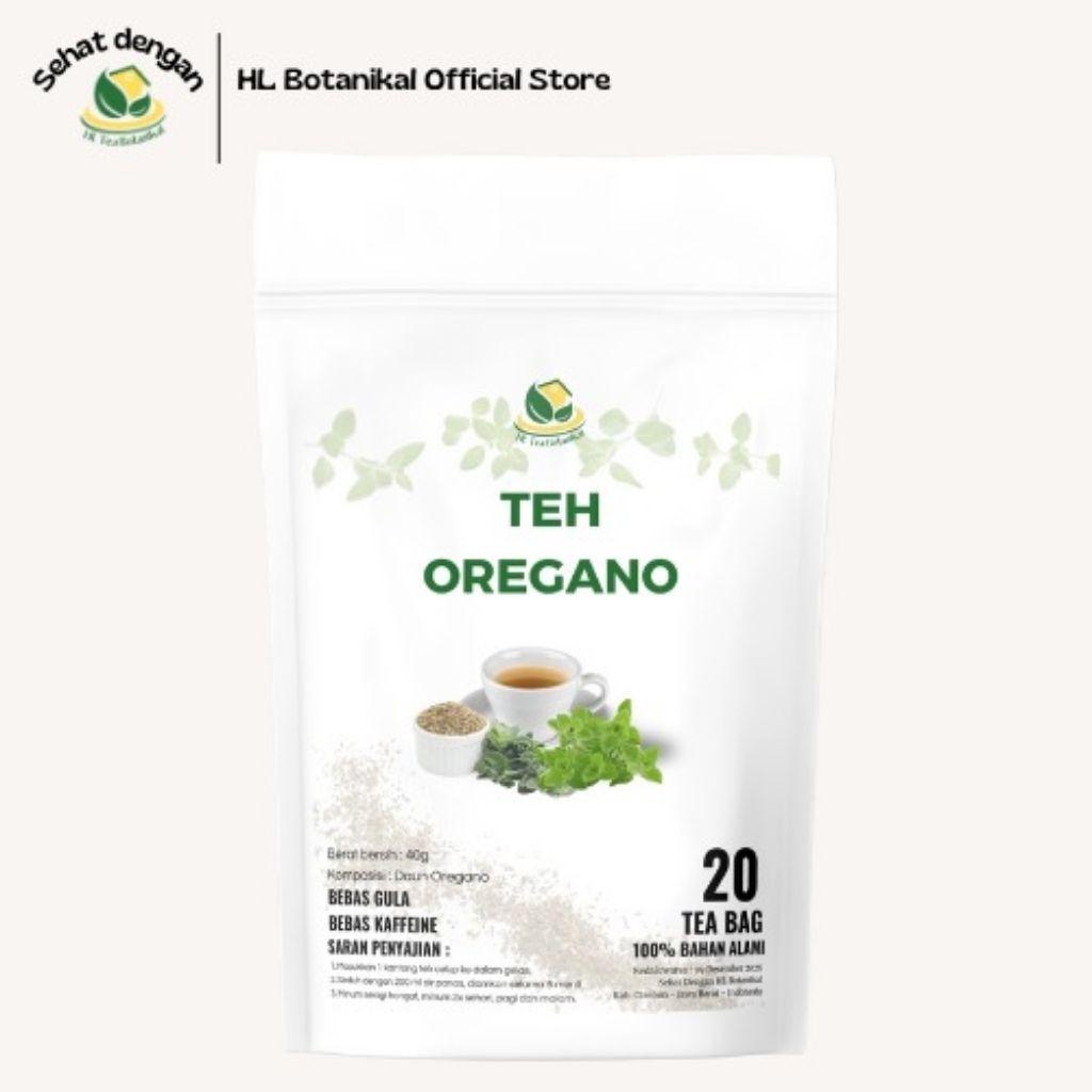 

Sehat Natural Herbs X HL Botanikal Oregano Leaf Tea : Daun Oregano Isi 20 Tea Bag