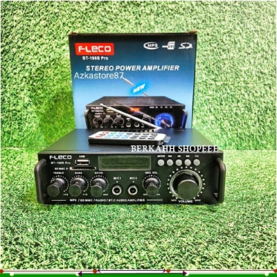 power amplifier fleco F BT 198 B PRO blutut karaoke echo