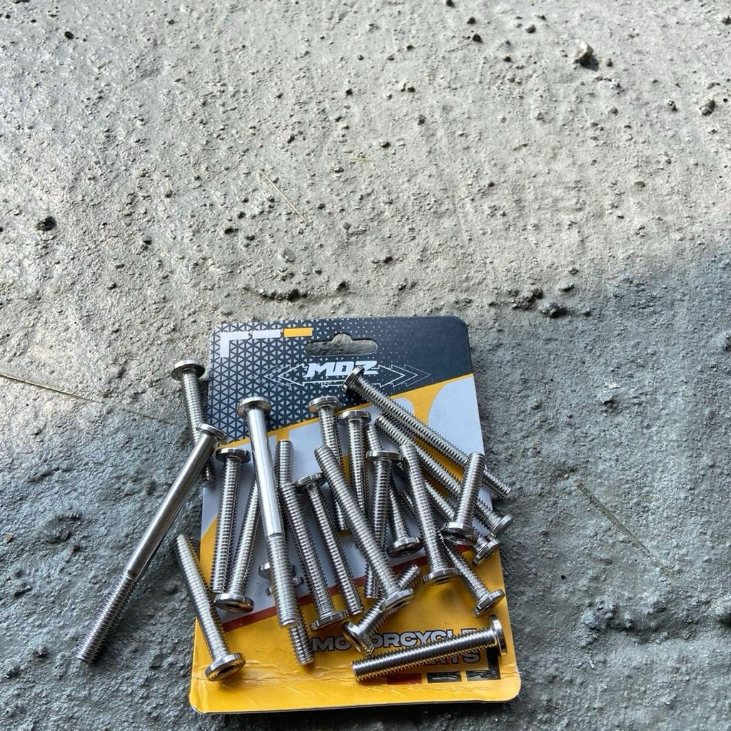 Baut kalter set kanan kiri CB GL MP TIGER stanlis baut probolt kalter set kanan kiri GL CB MP TIGER.