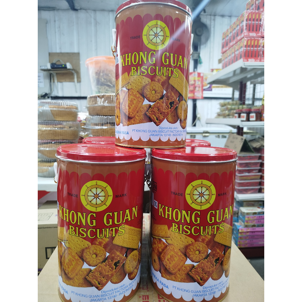 Khong Guan Kaleng RANTAI – Biskuit Klasik Legendaris | Isi Campur Rasa Original | Camilan Keluarga
