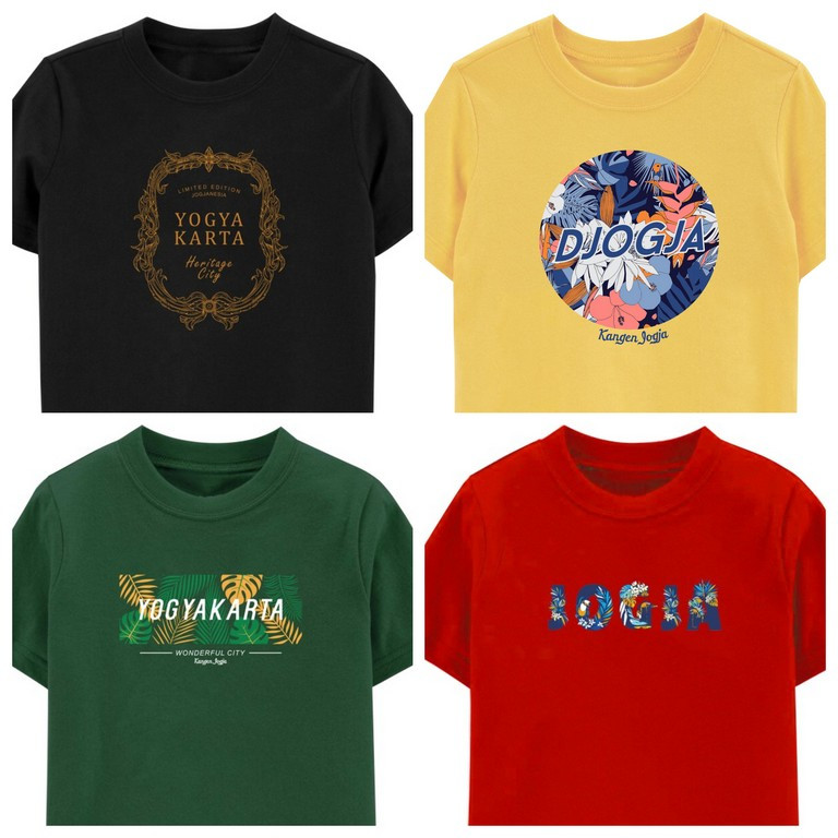 KAOS DEWASA JOGJA OLEH-OLEH WISATA KATUN COMBED 30s KJ 01