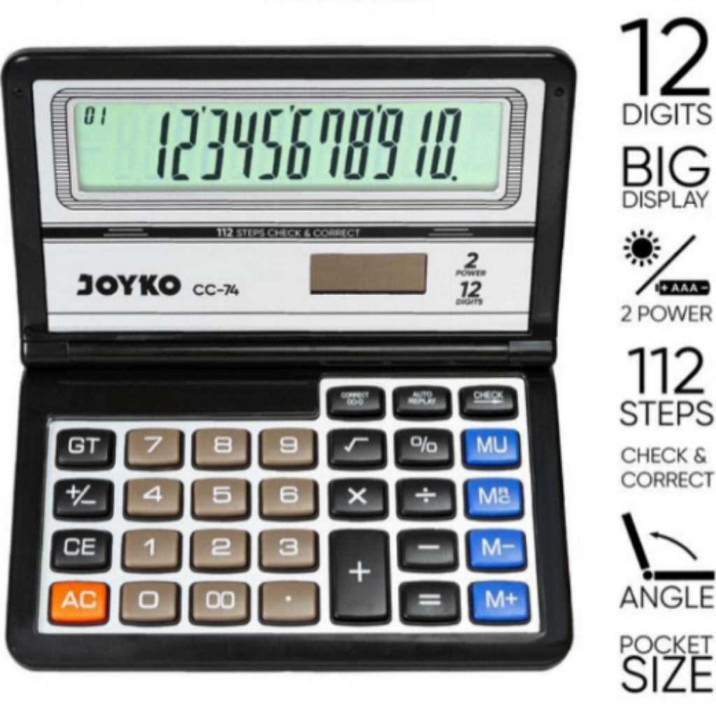

Calculator 12 Digits Check Kalkulator Dua Belas Digit Correct
