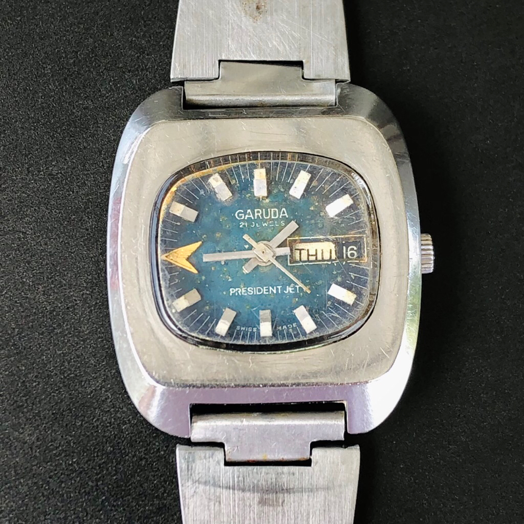 JAM TANGAN KLASIK GARUDA SWISS ORIGINAL | JAM TANGAN VINTAGE ORIGINAL | ARLOJI VINTAGE ANTIK