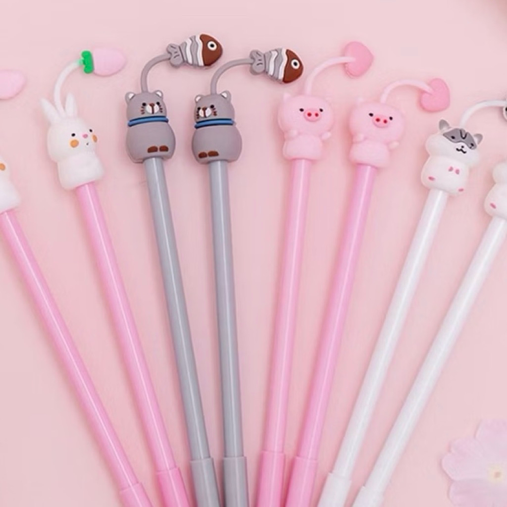 

Pena Gel Karakter Binatang Pen Hewat Lucu Pulpen Gel Kulitas