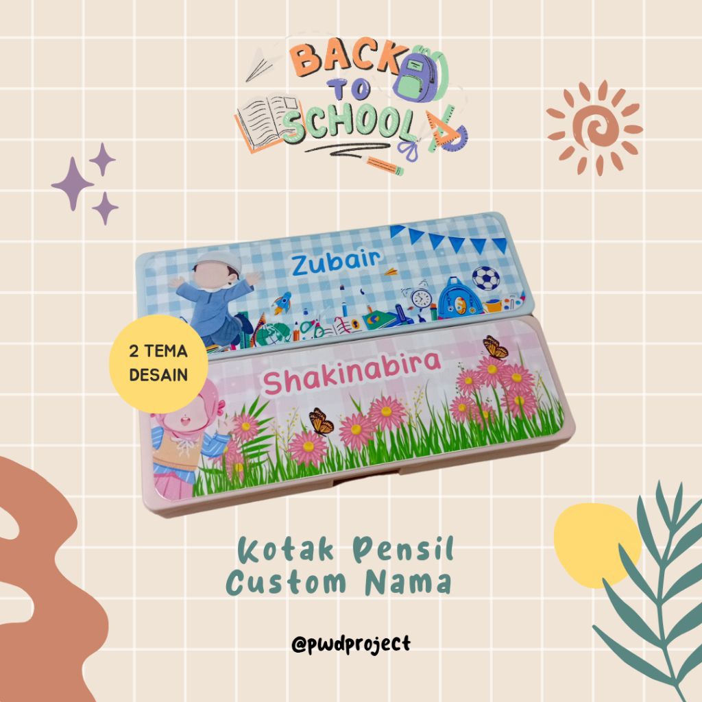 

Kotak Pensil Custom Nama
