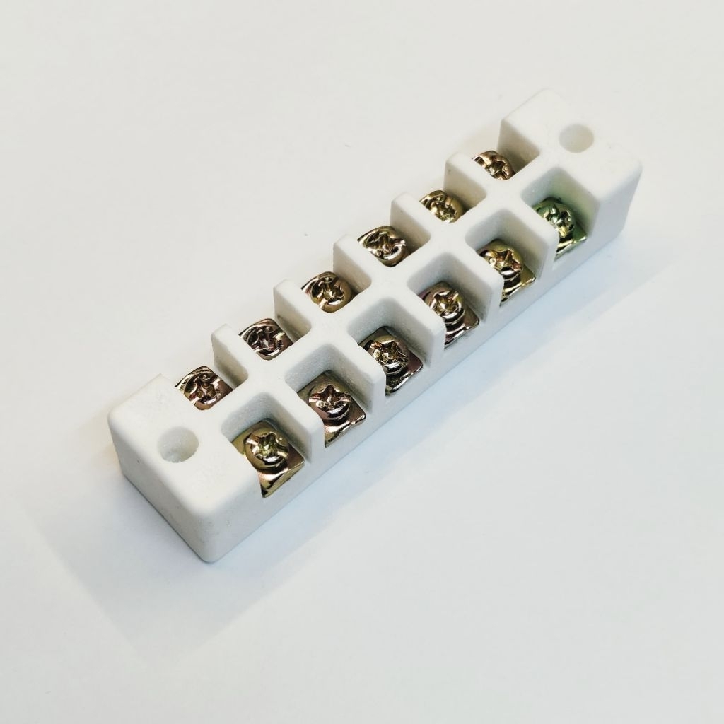 terminal blok, terminal keramik 6pole.