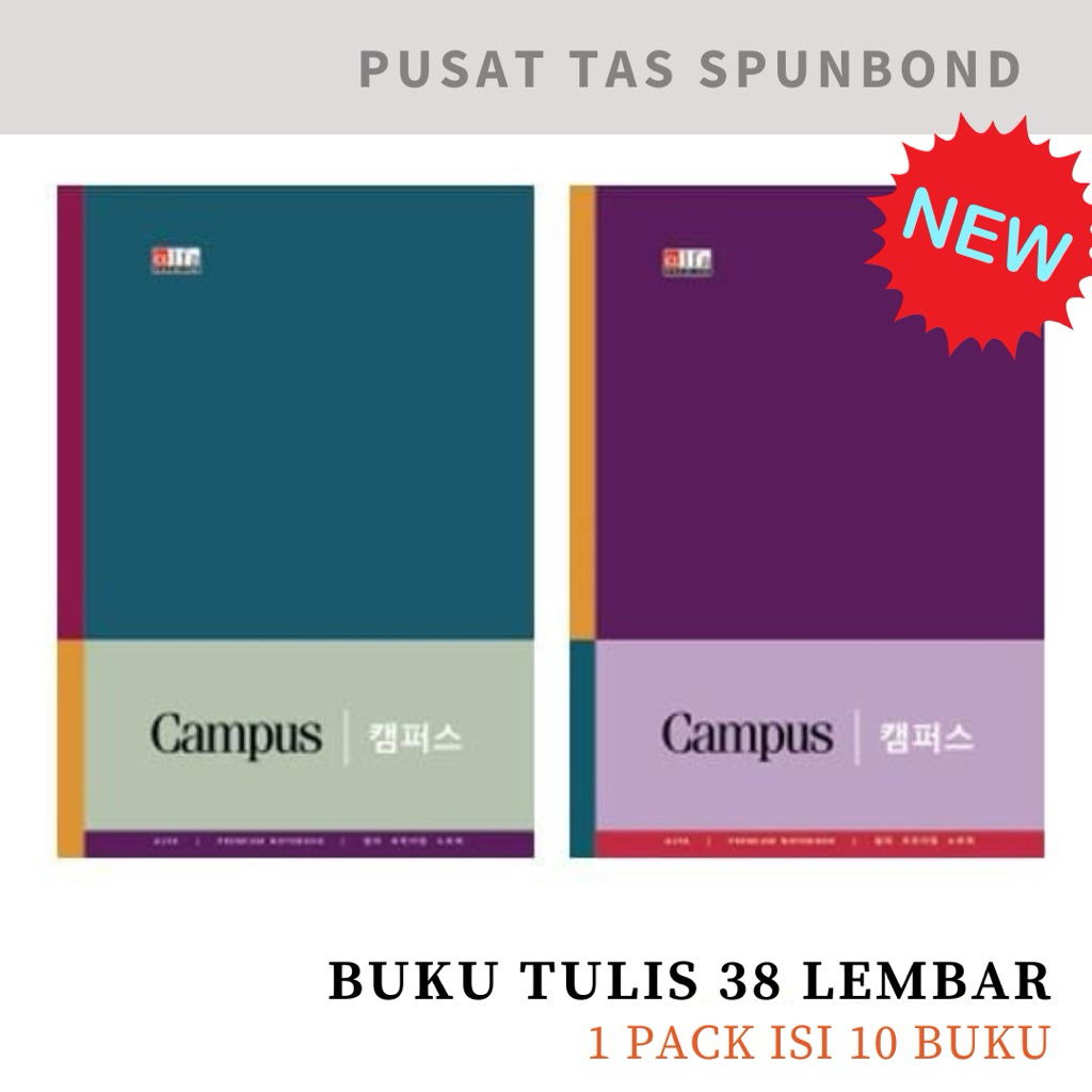 

Buku Tulis Campus Kecil 38 Lembar - Alfa Premium