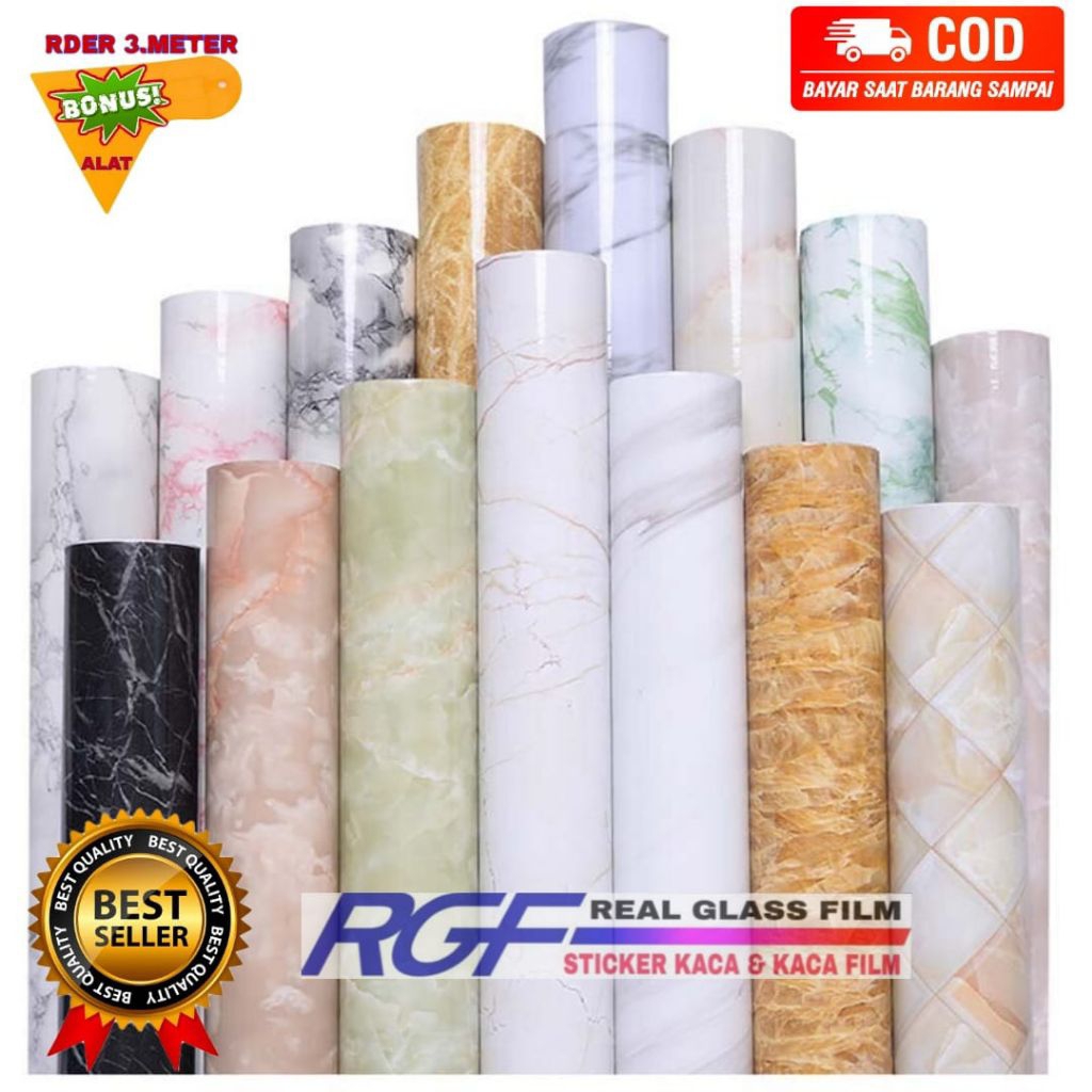 HPL STIKER MURAH/HPL STIKER MARMER PUTIH/WALLPAPER STIKER DAPUR/WALLPAPER STIKER LANTAI/WALLPAPER ST