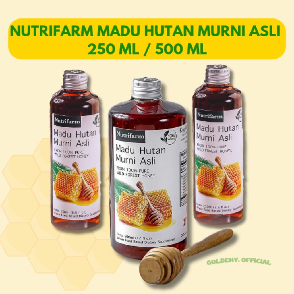 

NUTRIFARM MADU HUTAN MURNI ASLI 250ML / 500ML
