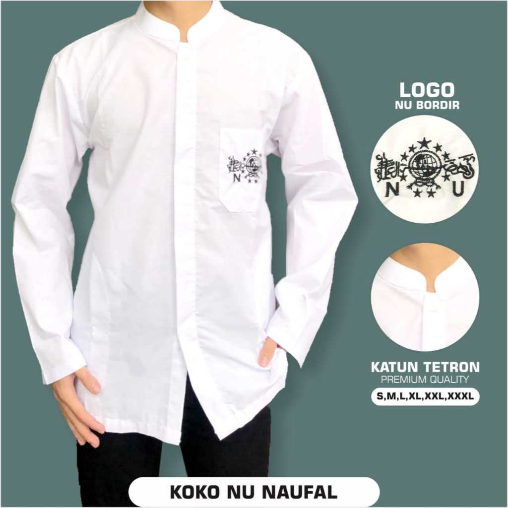 Koko NU Koko Pria Dewasa Koko Putih NU Koko Naufal NU