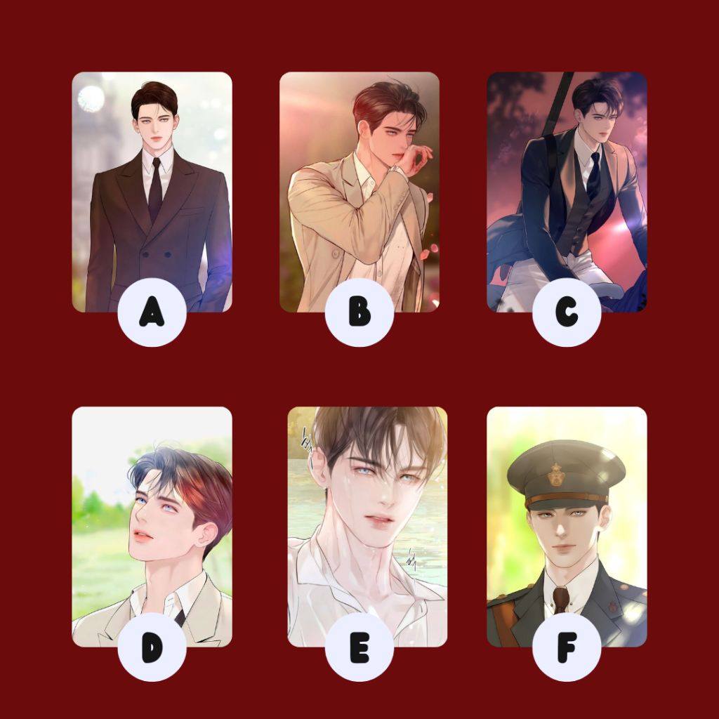 [CO PACKING FREE KALENDER] Photocard Cry, or Better Yet, Beg manhwa | photocard Matthias | Cry, or B