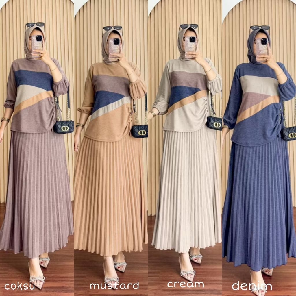 LAGUNA ONE SET KNIT PREMIUM TEBAL IMPORT