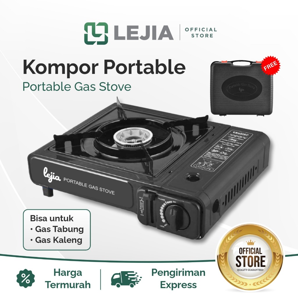 Kompor Gas Portabel 1 Tungku Kompor Portabel Gas 2 in 1 Kompor Camping