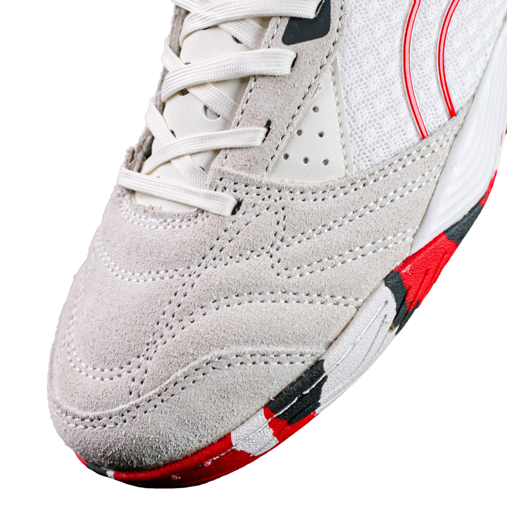 TERBARU Ortuseight x Rank Sports Sepatu Futsal Jogosala Ascend SE - White/Ortred/Grey