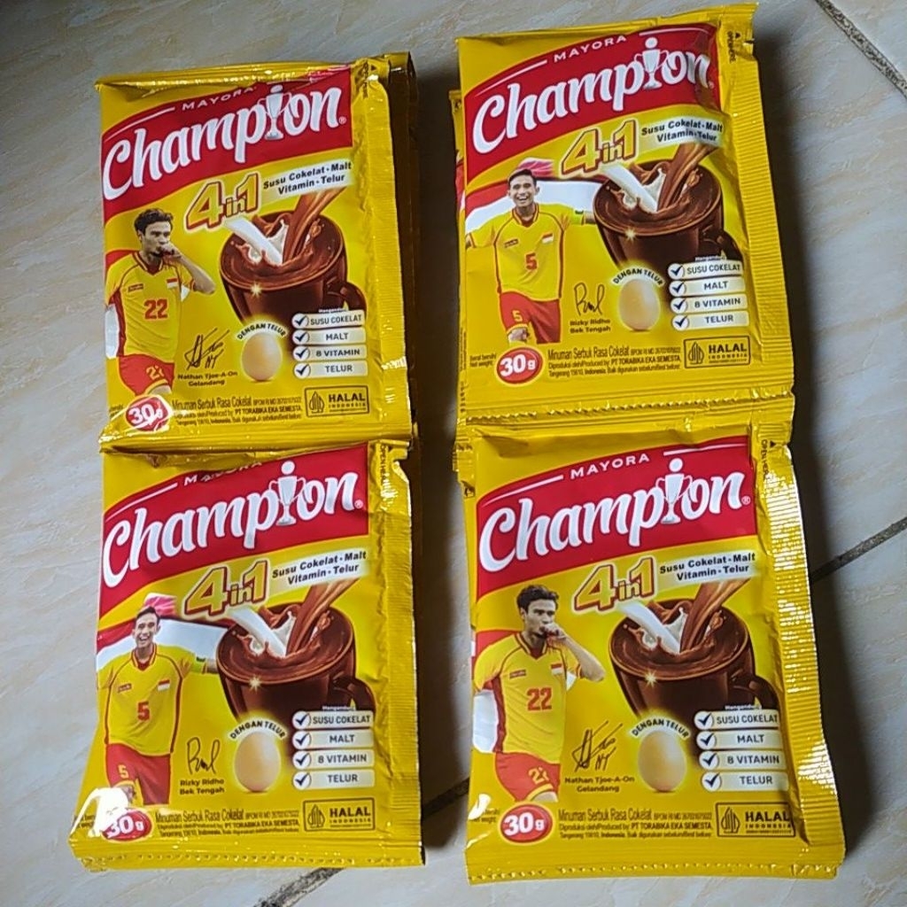 

Energen Champion 35g, susu rasa coklat isi10sachet