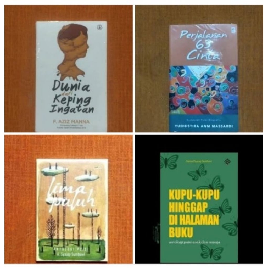 BUKU-BUKU PUISI/ KOLEKSI ANTOLOGI PUISI