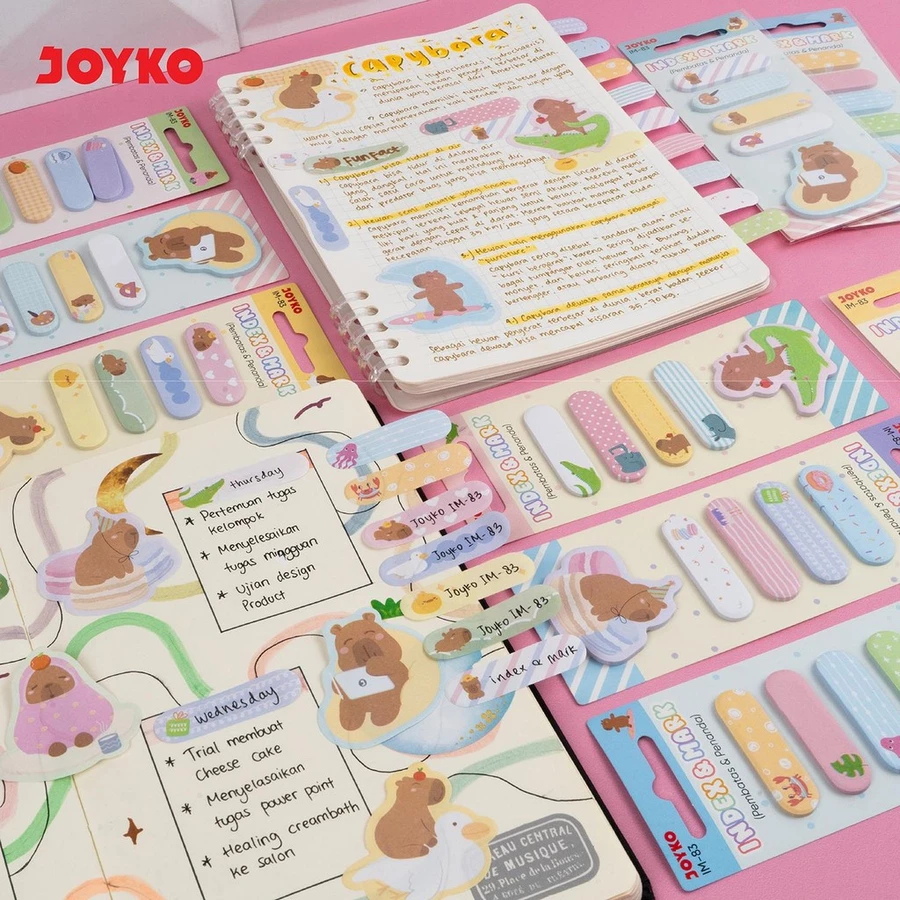 

PENANDA JOYKO / STICKY NOTES IM-83 INDEX & MEMO CAPYBARA