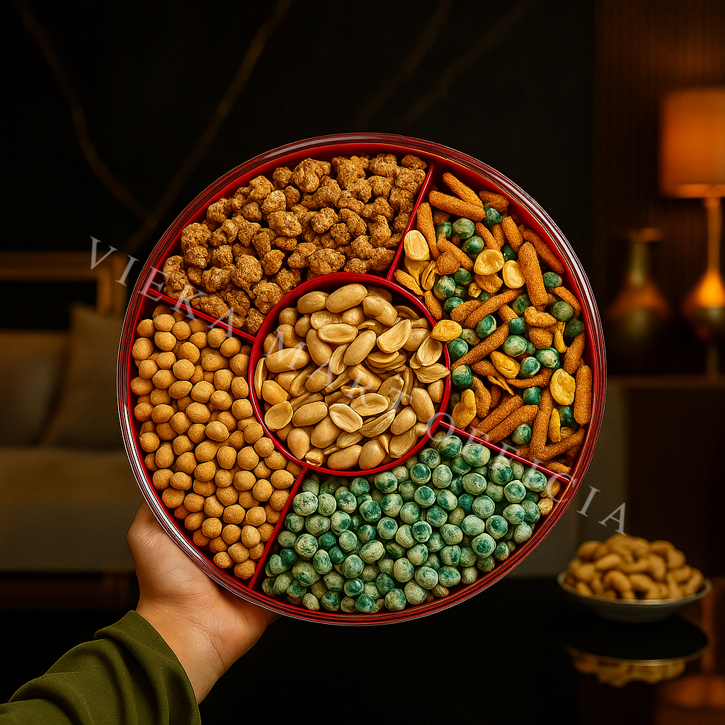 

Paket Kacang Mix Toples 5 Sekat aneka rasa