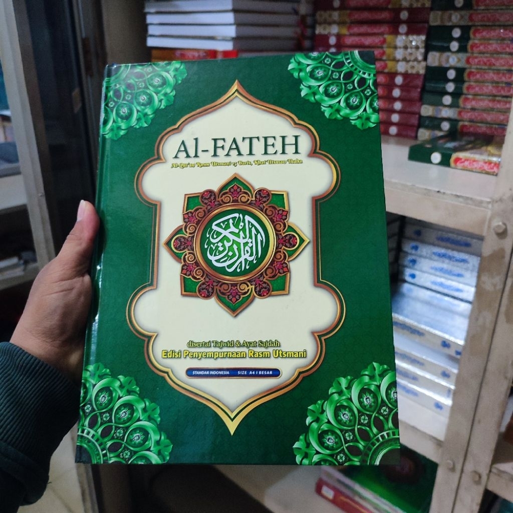Alquran Wakaf - Alquran Alfateh Khot Utsmani Ayat Pojok HVS A4 - Alquran Non Terjemah