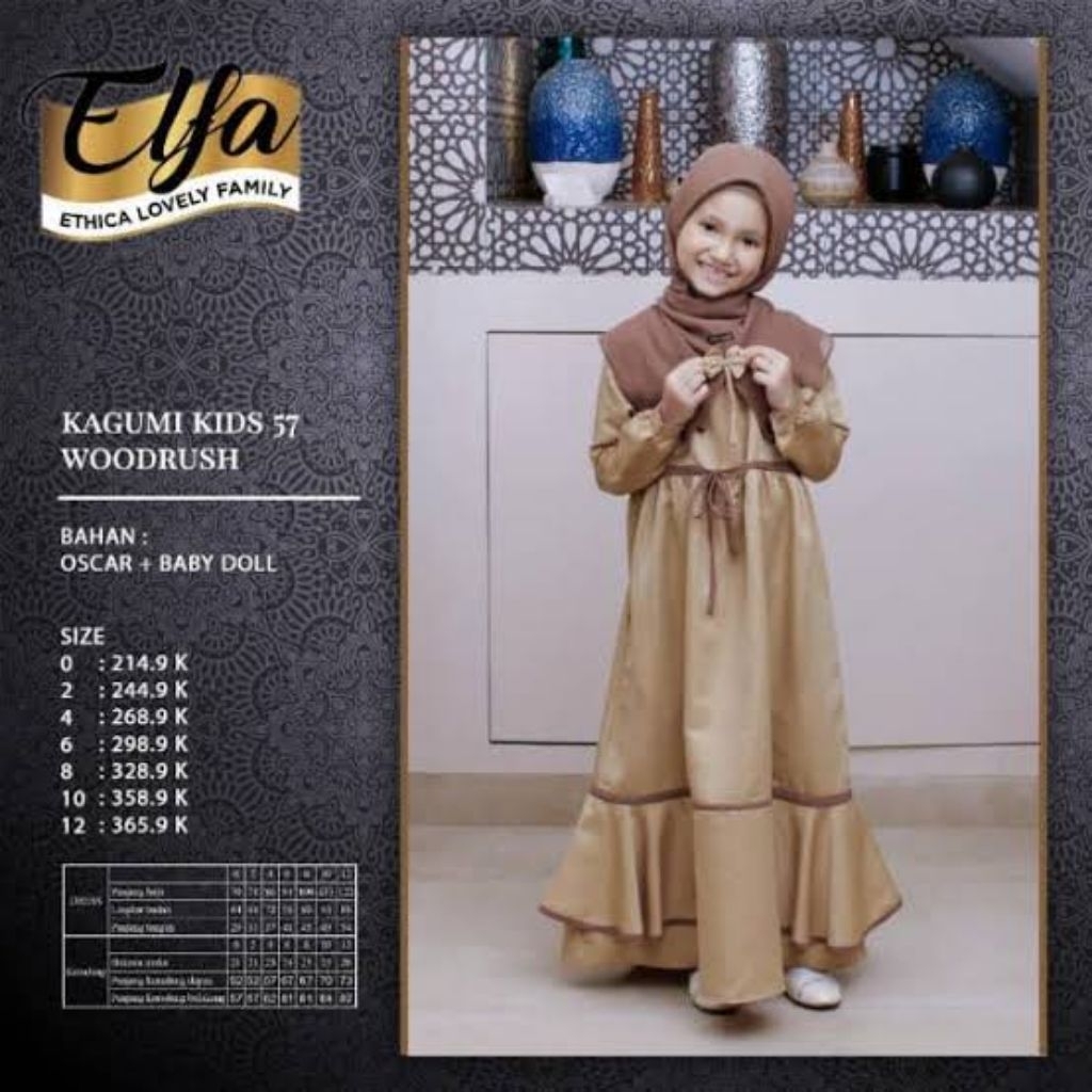 ETHICA KAGUMI KIDS 57 GAMIS ANAK