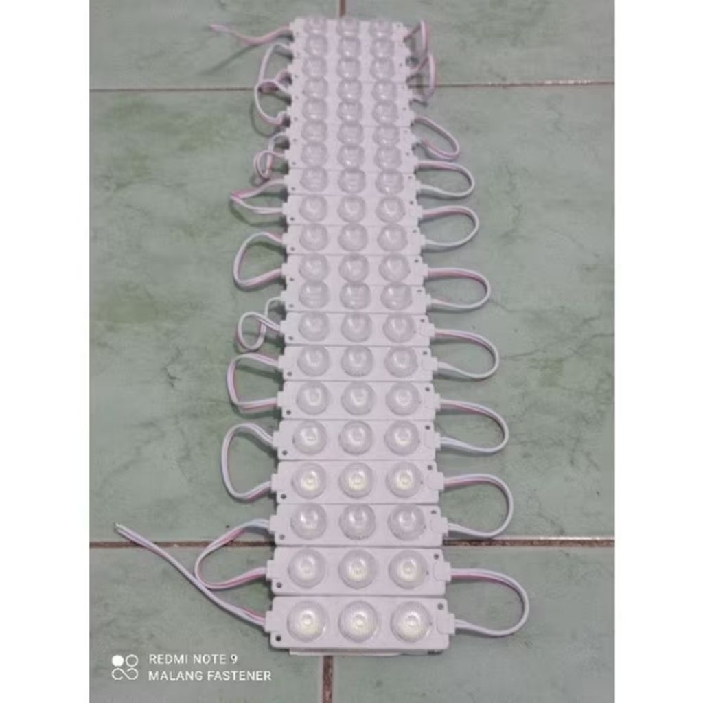 LED 3 mata 12v mata besar warna putih LED mobil motor 12v