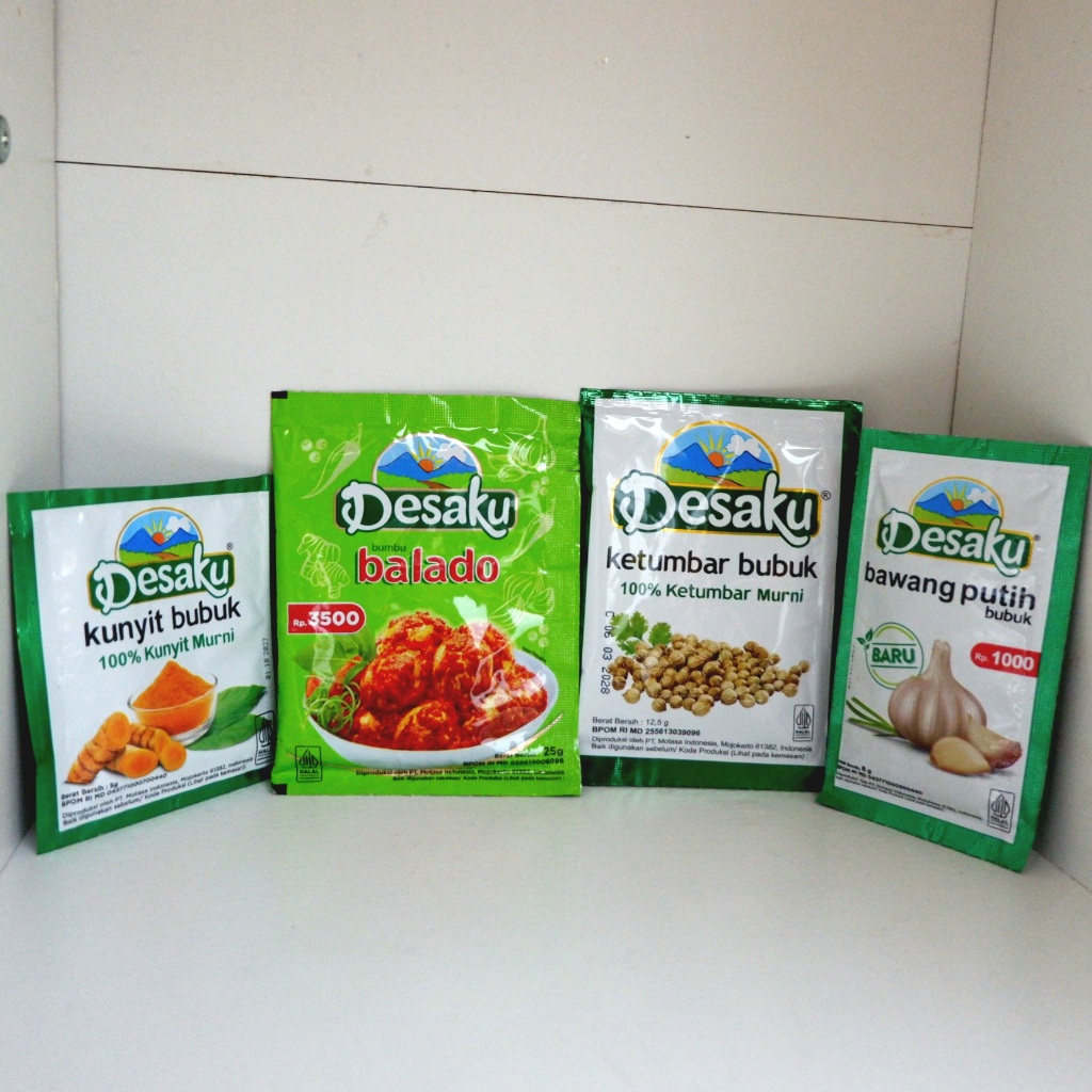 

[ BISA COD ] bumbu dapur desaku 1 renceng bumbu masak aneka masakan