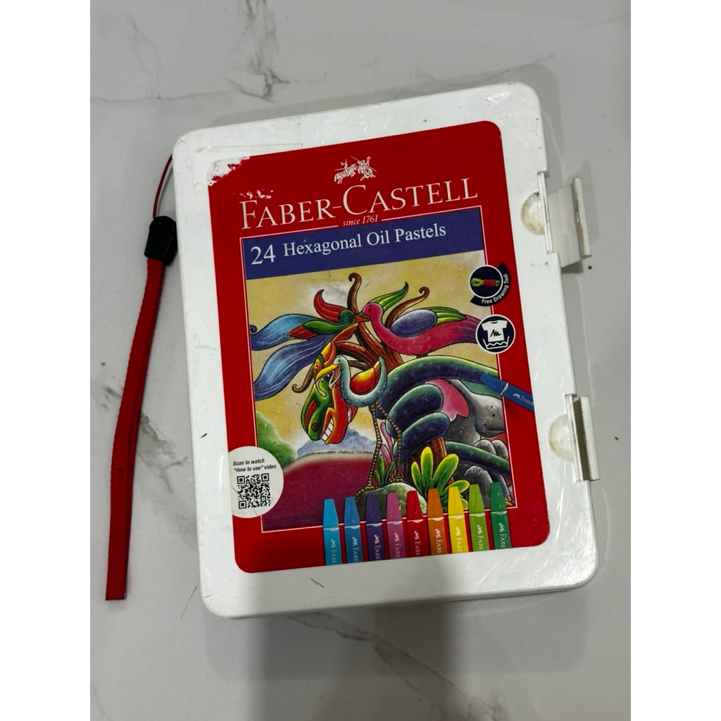 

preloved faber castell 24 oil pastell