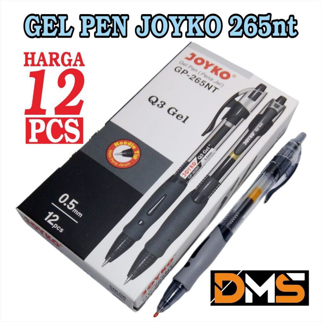 

HARGA SPESIAL OIL GEL PEN, PENA GEL BOLPOIN PULPEN JOYKO Gel Pen 0.5mm GP 265NT