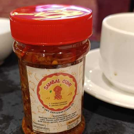 

Sambal cumi cemilan cemileun gurih pedas // penambah nafsu makan