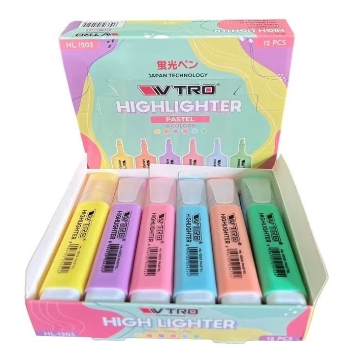 

ATMS- JUAL 1 SET ISI 6 PCS STABILO WARNA WARNI / HIGHLIGHTER PASTEL EDS-ON